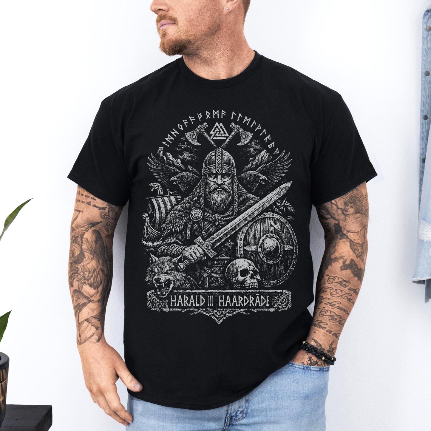 Harald Hardrada Viking Warrior Norse Mythology Tee Nordic Pagan Haardrade Viking Lovers (1)