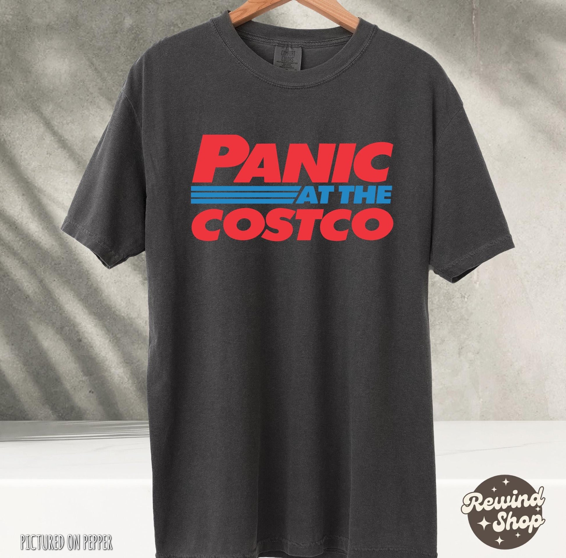 Panic Costco Vintage Retro Costco Costco Lovers Costco Tee Oversized Washed Tee Costco (4)