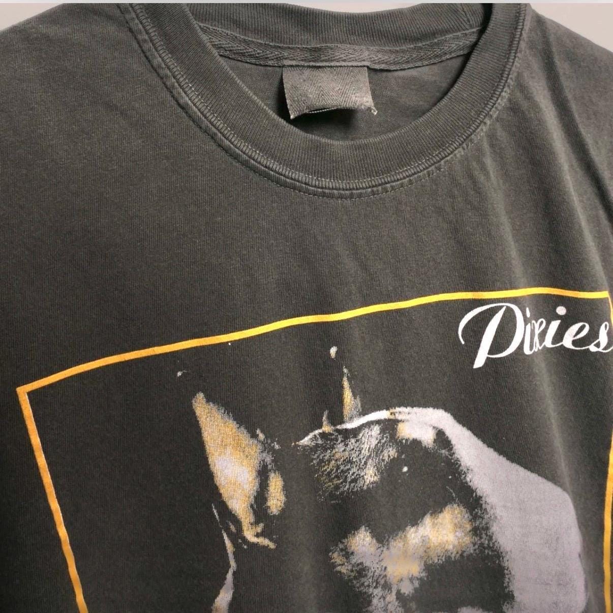 Pixies Here Comes Man Tee Ultra Faded Post Punk Alternative Noise Grunge Band Bull Terrier Dog Album Cover Single Medium (3)