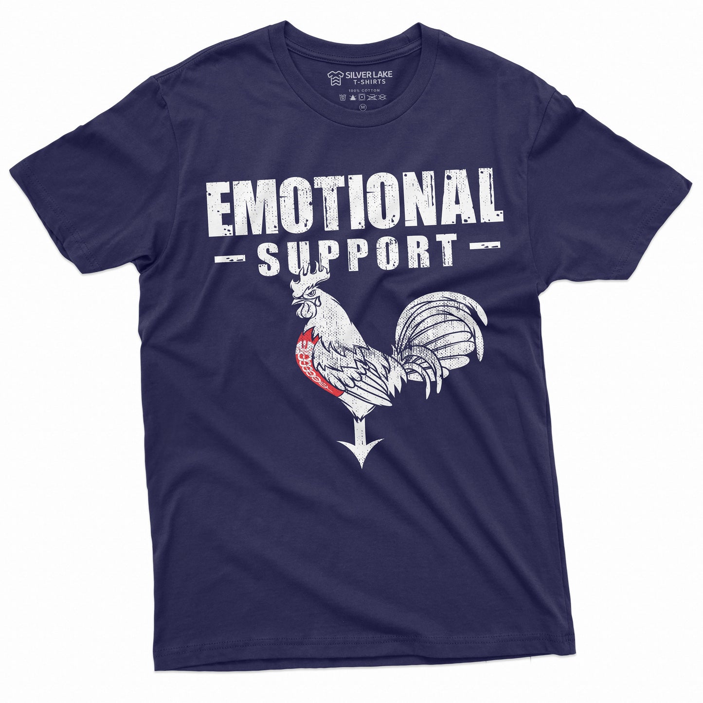 Emotional Support Rooster Cock Offensive Humor Tee Unisex T-shirt, Sweatshirt, Hoodie (4)