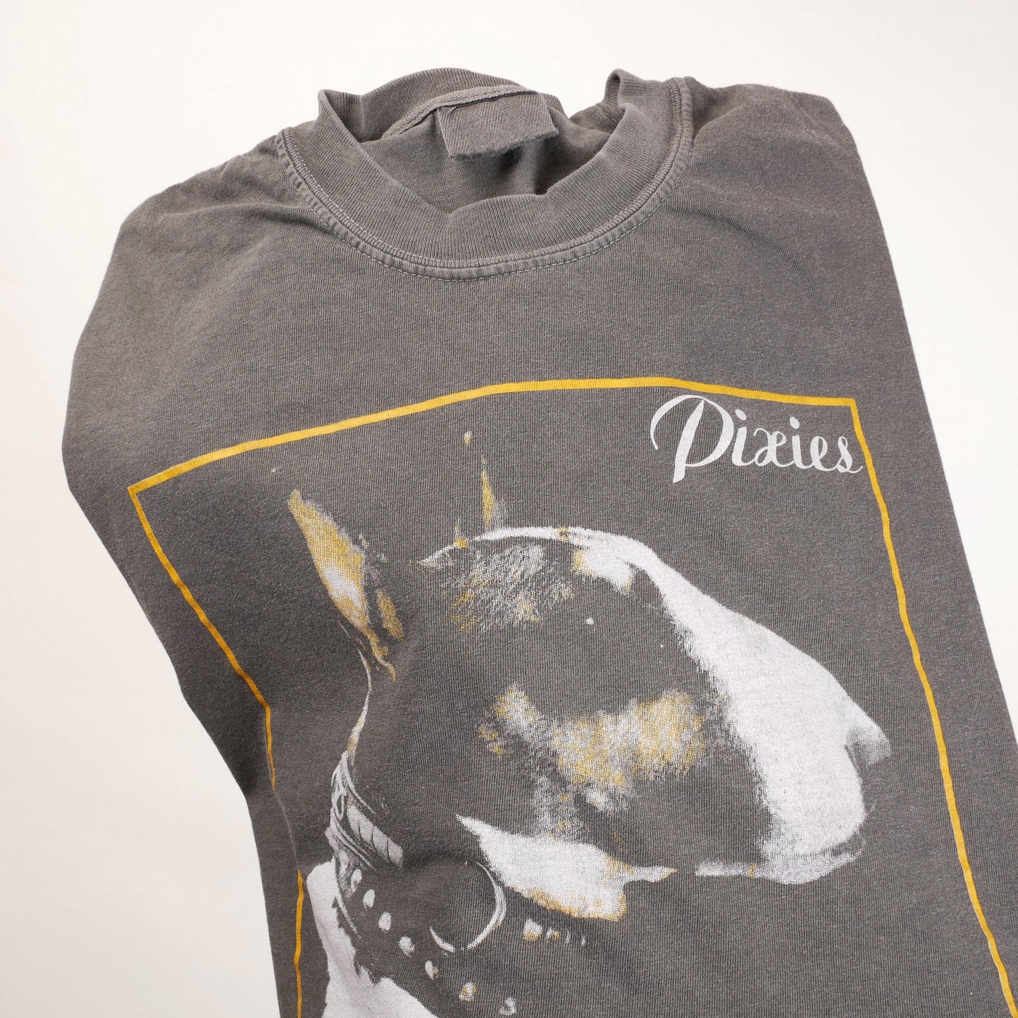 Pixies Here Comes Man Tee Ultra Faded Post Punk Alternative Noise Grunge Band Bull Terrier Dog Shoegaze Album Cover Xl (4)