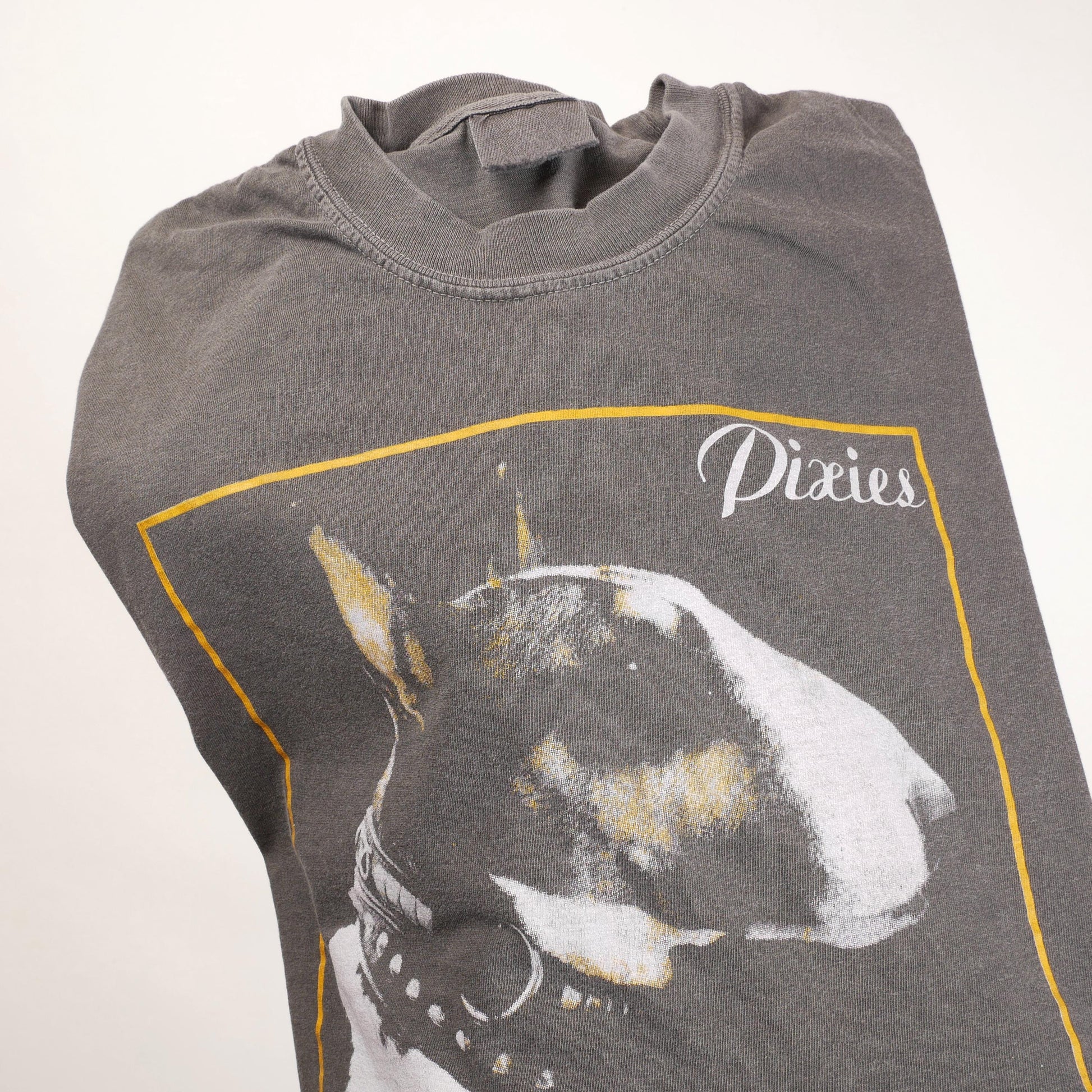 Pixies Here Comes Man Tee Ultra Faded Post Punk Alternative Noise Grunge Band Bull Terrier Dog Shoegaze Album Cover Xl (4)
