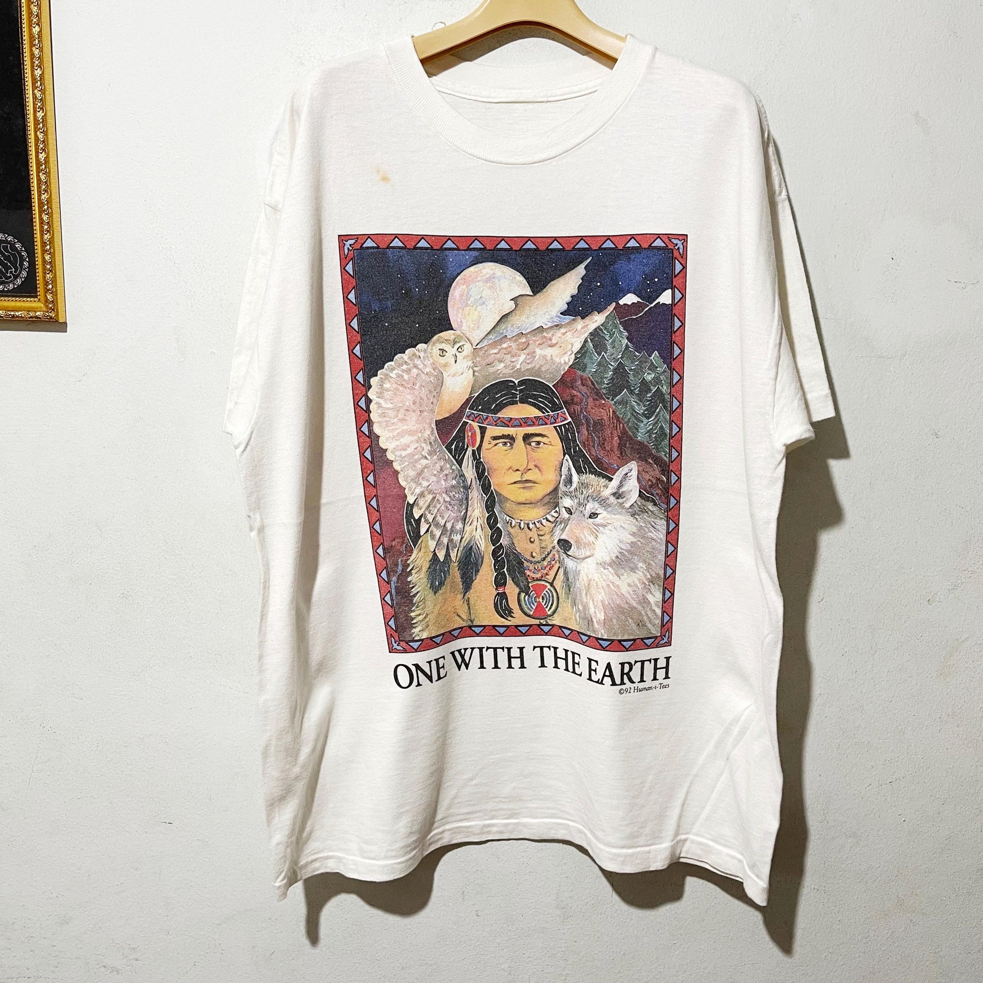 Vintage 1992 Human Tees Earth Size Xl Unisex T-shirt, Sweatshirt, Hoodie (1)