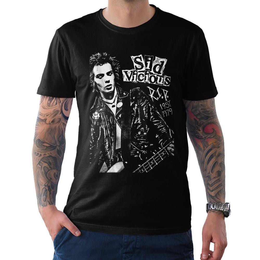 Sid Vicious Rip Sizes Unisex T-shirt, Sweatshirt, Hoodie (1)