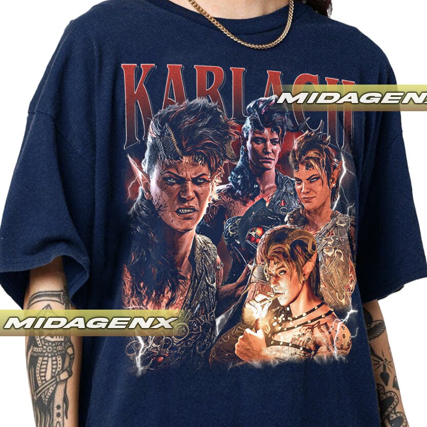 Limited Karlach Baldurs Gate Vintage Man Unisex T-shirt, Sweatshirt, Hoodie (2)