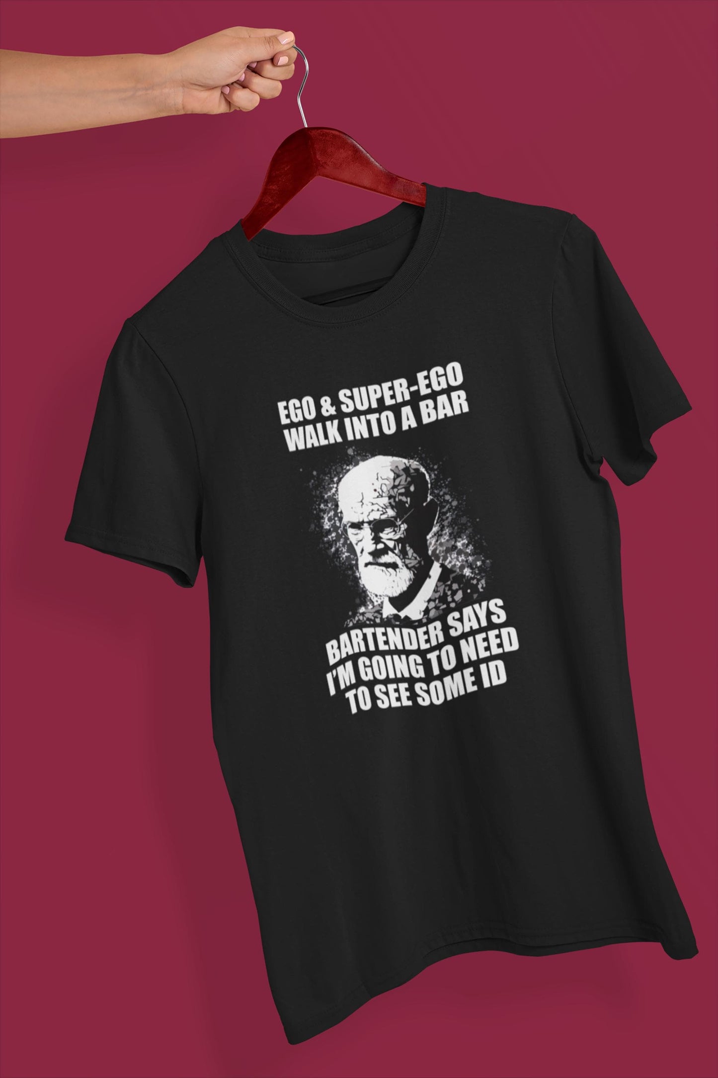 Psychologis Sigmund Freud Joke Tee Psychologist Therapis Medical Psychology Humor (2)