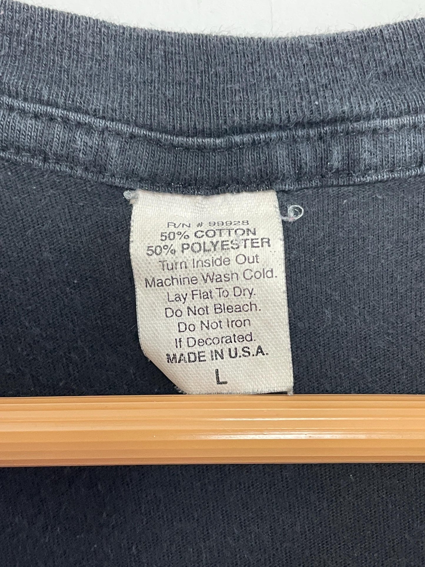 Vintage 2002 Led Zeppelin 1977 Tour America Made Usa Rock Band Concert Fits Size Medium (4)