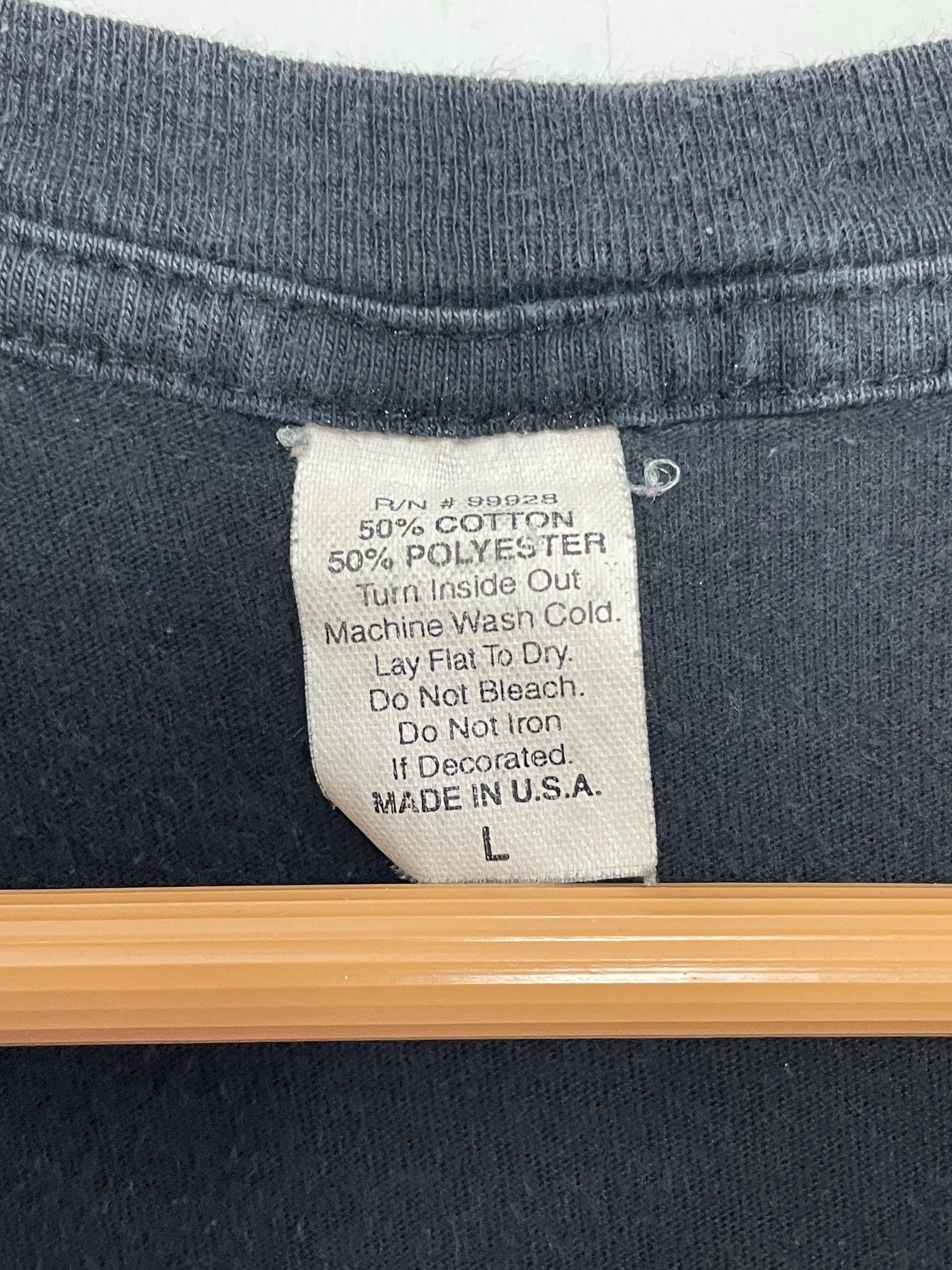 Vintage 2002 Led Zeppelin 1977 Tour America Made Usa Rock Band Concert Fits Size Medium (4)