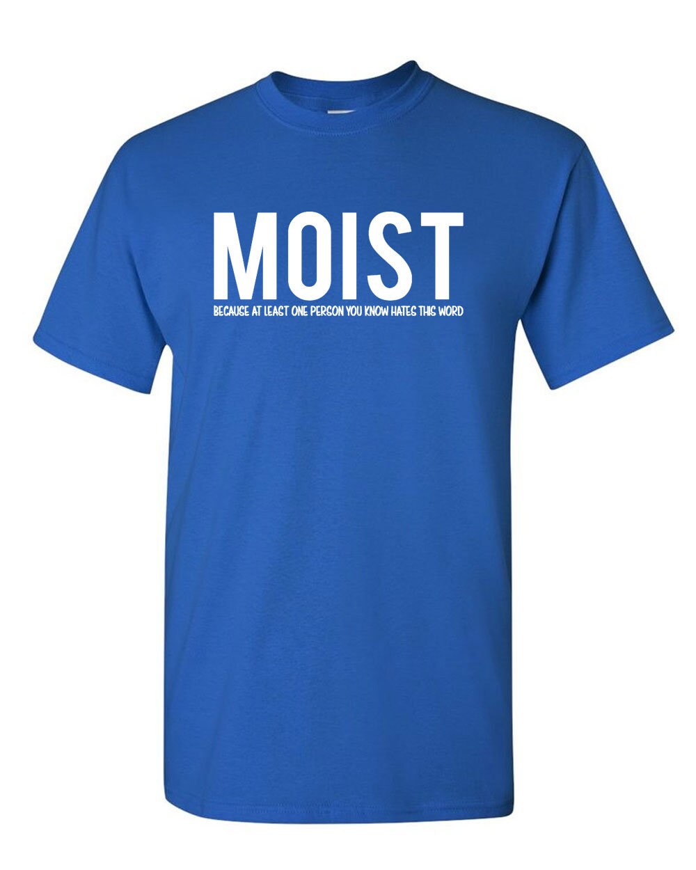Moist Because Someone Hates Word Sarcastic Humor Tee Unisex T-shirt, Sweatshirt, Hoodie (3)