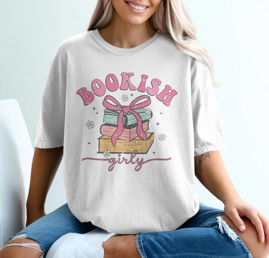 Comfort Colors Bookish Girly Book Lovers Reading Tee Bookworm Bestseller Fashion (1)