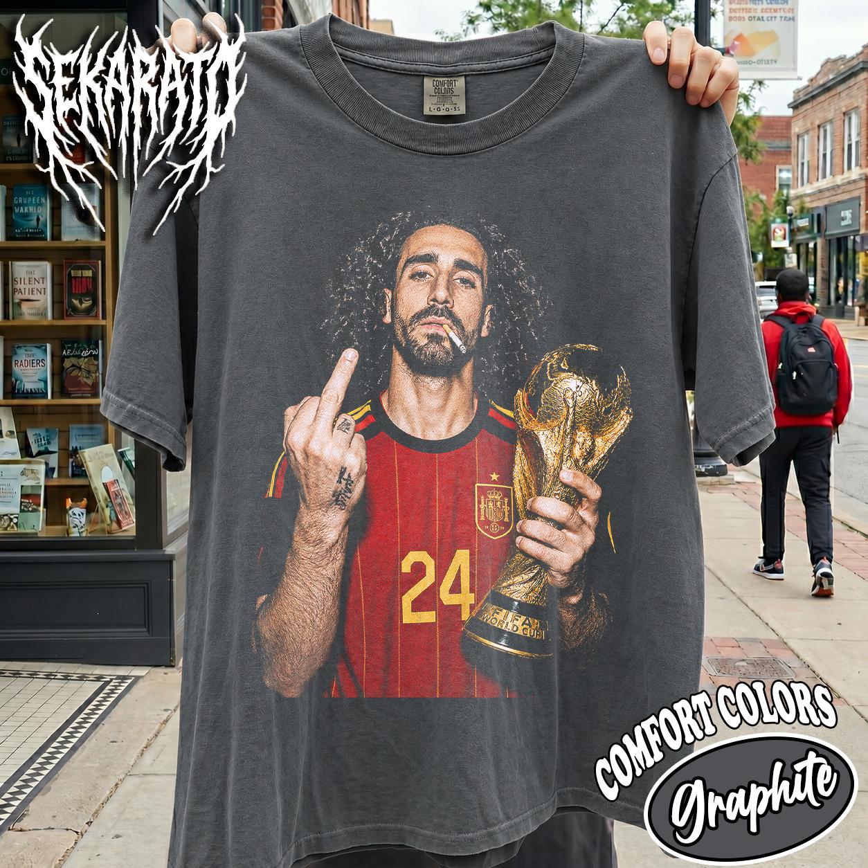 Comfort Colors Marc Cucurella World Cup 2026 Soccer Football Fan Spain Soccer Tee Retro Player (2)