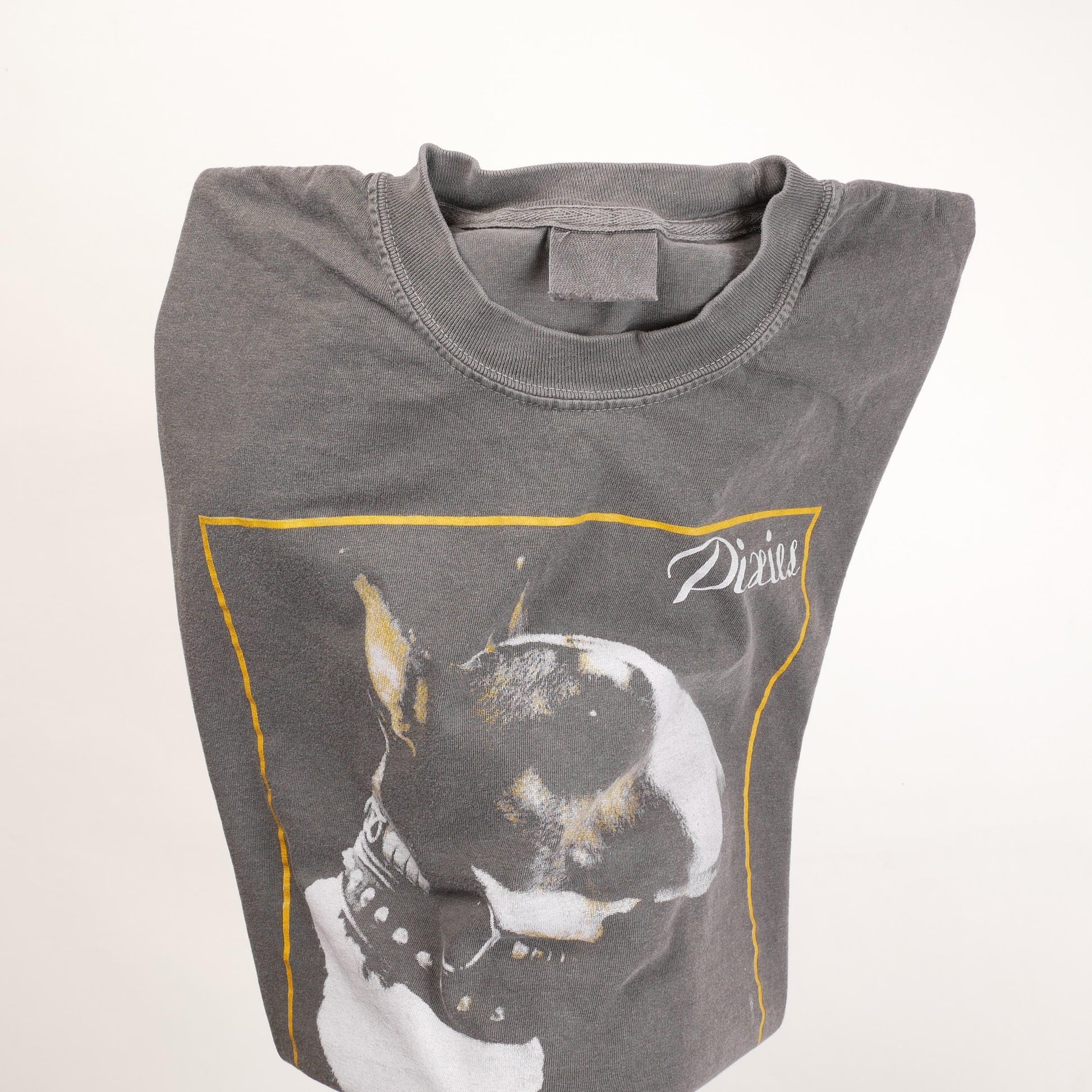 Pixies Here Comes Man Tee Ultra Faded Post Punk Alternative Noise Grunge Band Bull Terrier Dog Shoegaze Album Cover Xl (2)