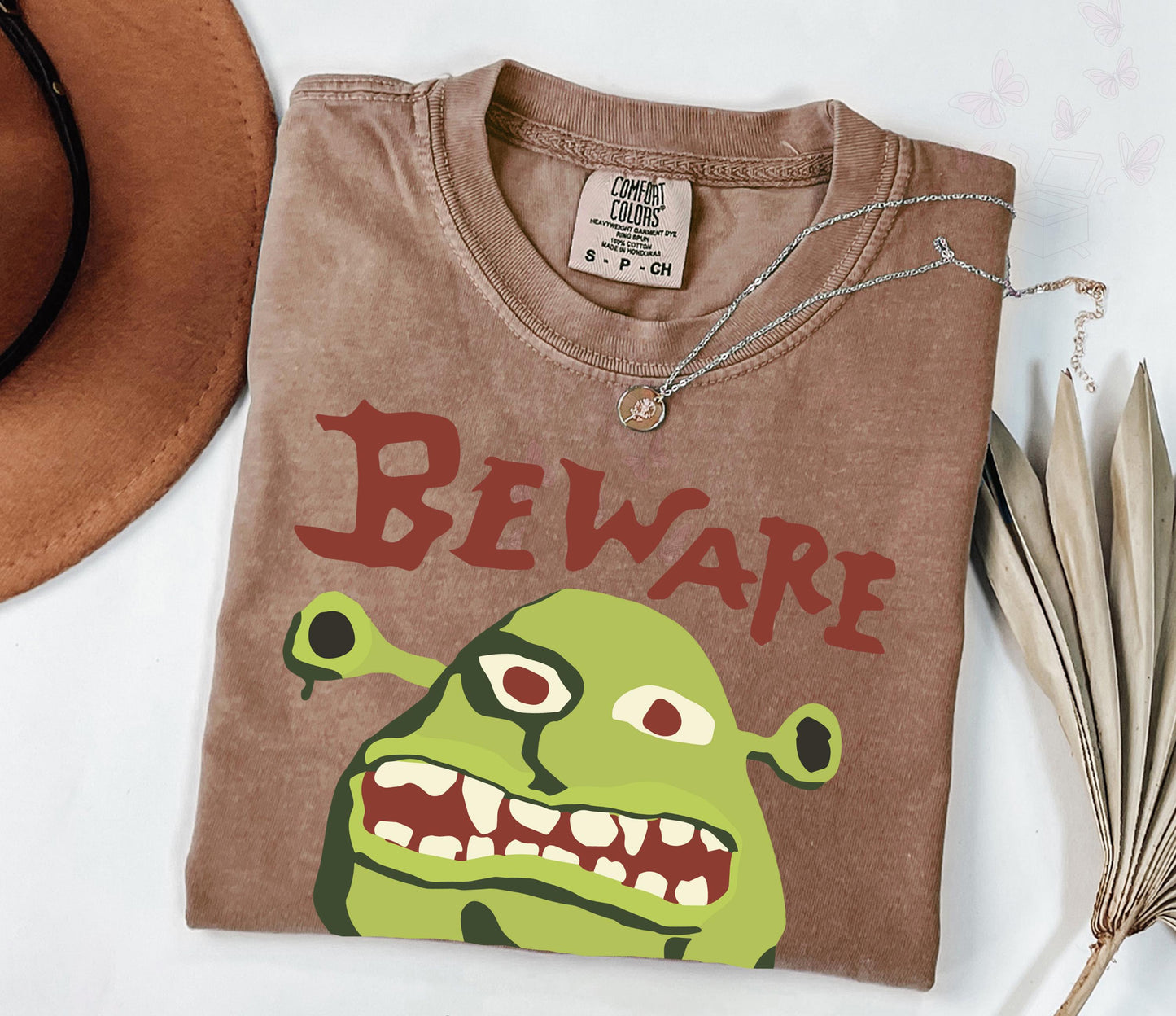 Comfort Colors Beware Ogre Shrek Shrek Tee Shrek Face Meme Shrek Fiona Shrek Shrek (3)
