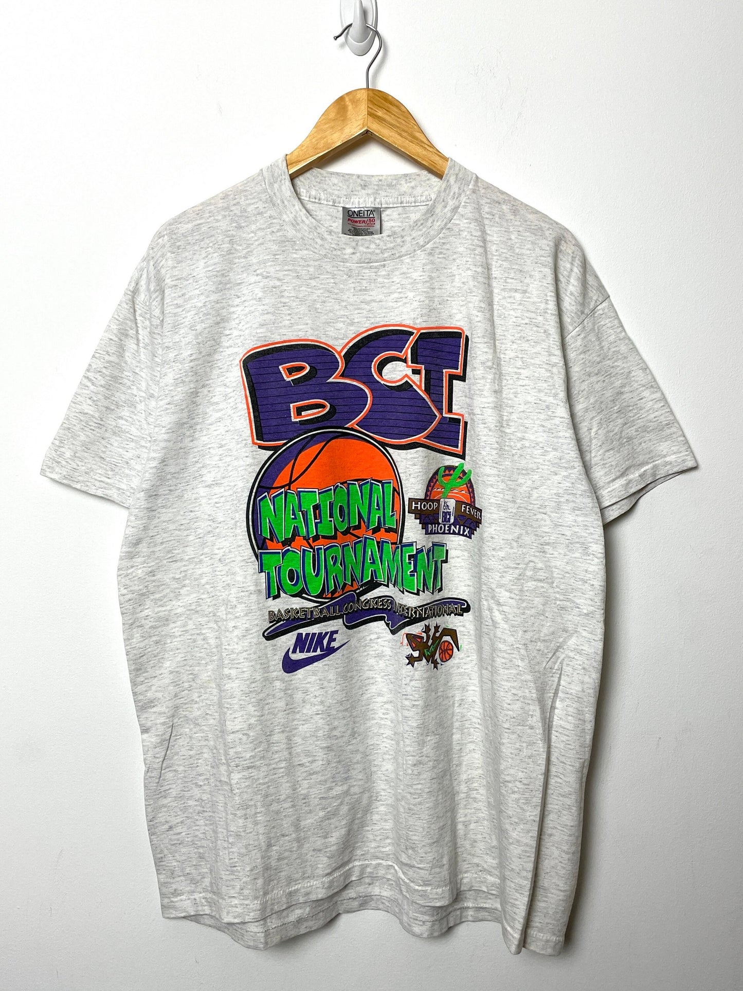 Vintage 1990s Bci Basketball Congress International National Tournament Phoenix Arizona Hoop Fever Nike Size Xl (1)