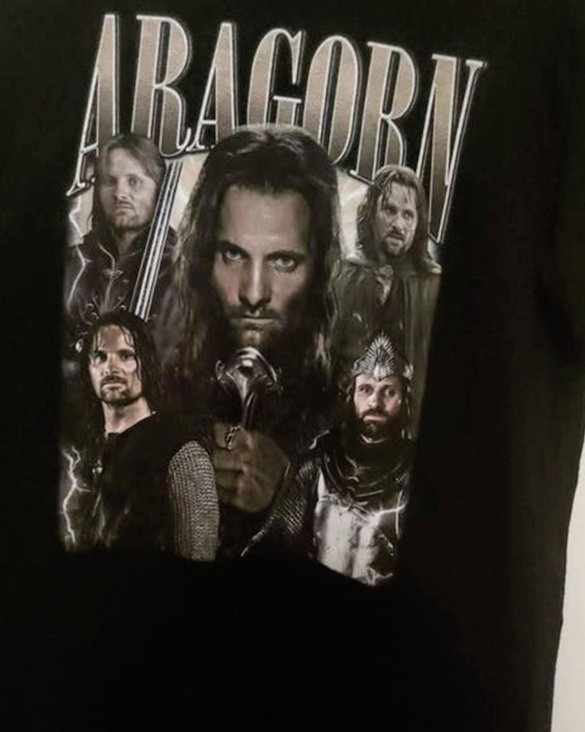 Aragorn Vintage Lord Rings Tee Unisex T-shirt, Sweatshirt, Hoodie (4)
