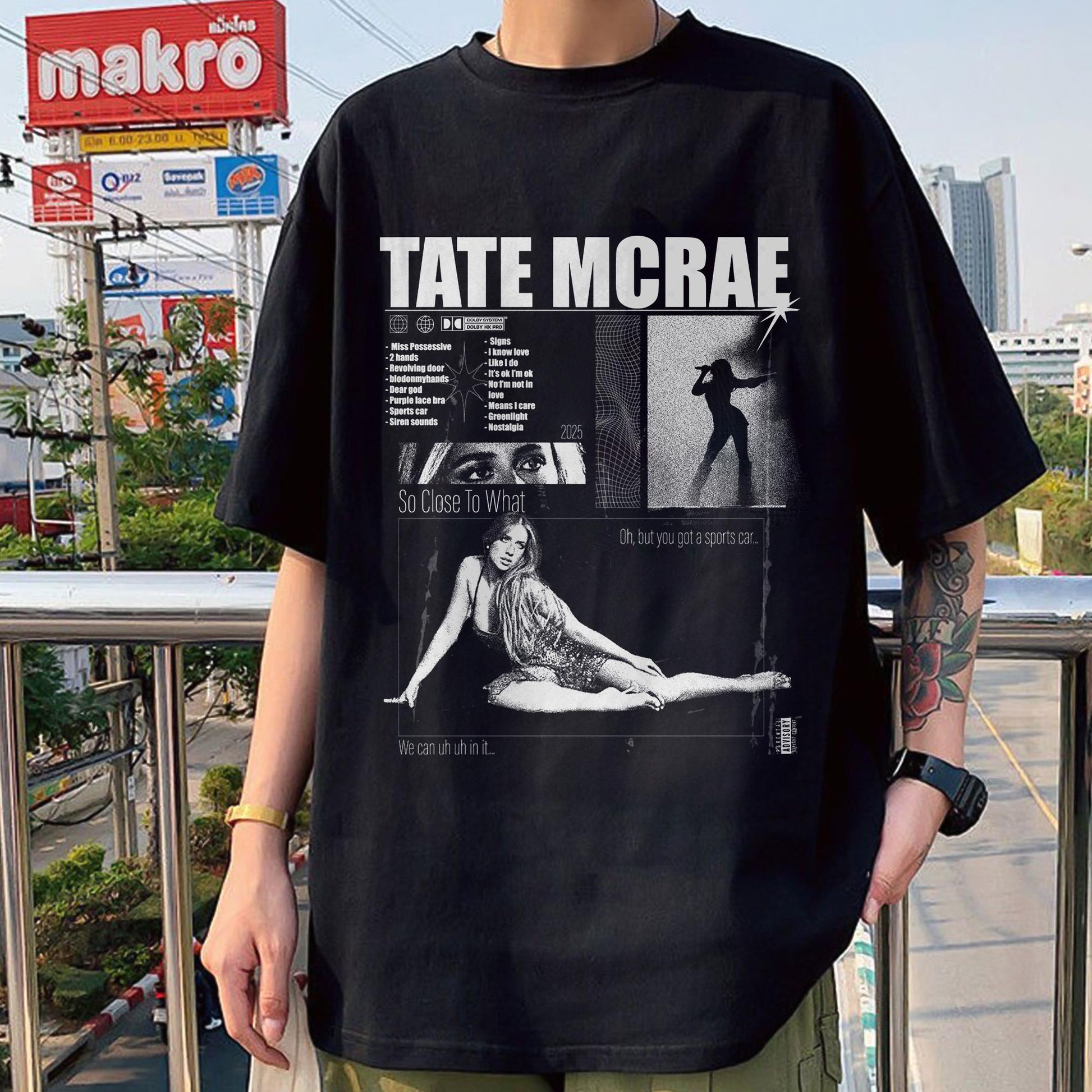 Vintage Tate Mcrae Concert Tee Tate Mcrae T8 Mcrae Fan Pop Star Merch Tour (2)