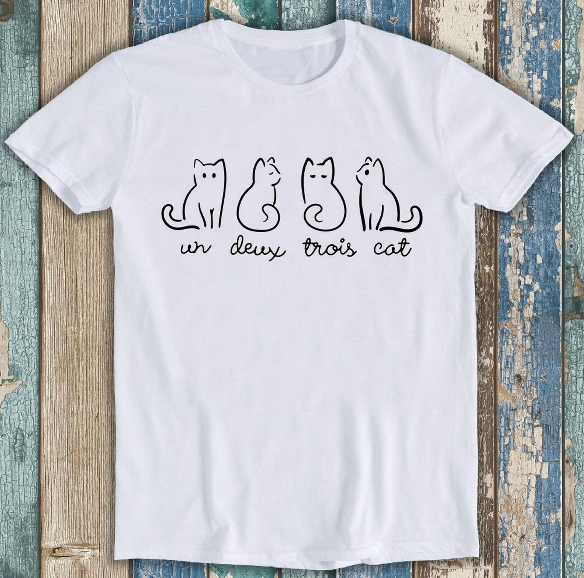 97 Un Deux Trois Cat Lovers Dad Mom Tee T1299 Unisex T-shirt, Sweatshirt, Hoodie (1)