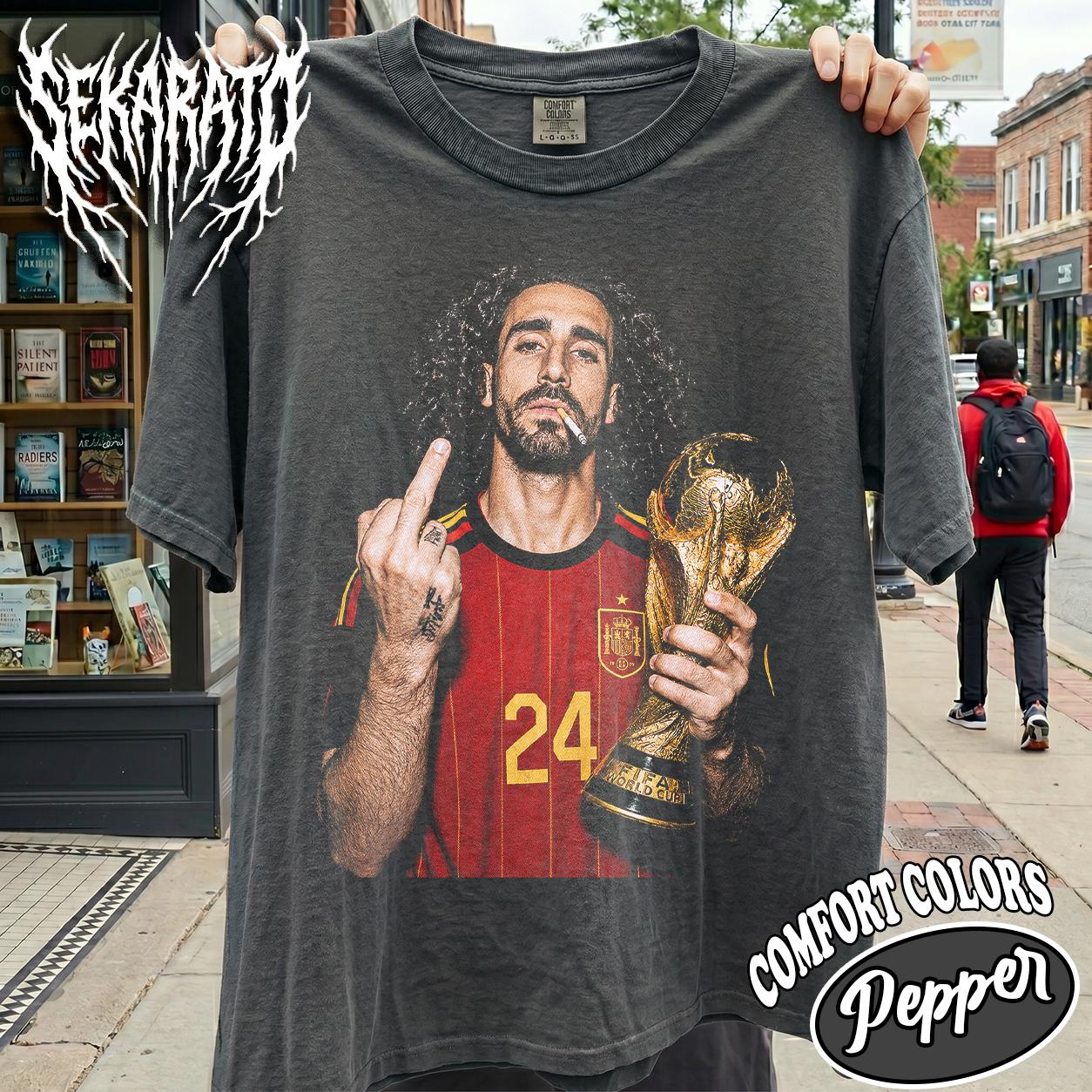 Comfort Colors Marc Cucurella World Cup 2026 Soccer Football Fan Spain Soccer Tee Retro Player (1)