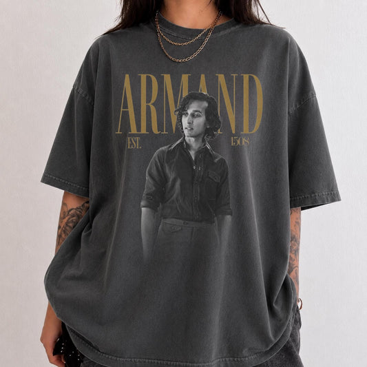 Armand Vampire Vintage Gothic Movie Character Tee Interview Vampire Comfort Colors (1)
