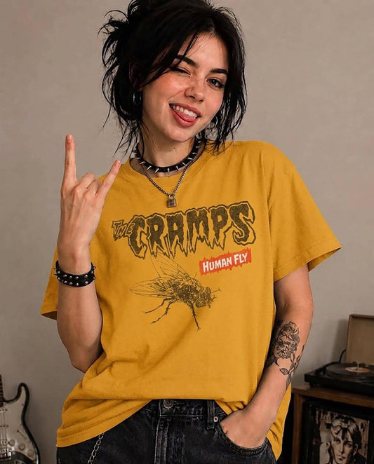 Cramps Retro Punk Band Human Fly Unisex T-shirt, Sweatshirt, Hoodie (1)