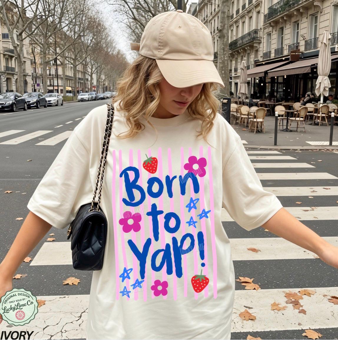 Born Yap Spring Mama Girly Striped Humor Unisex T-shirt, Sweatshirt, Hoodie (2)