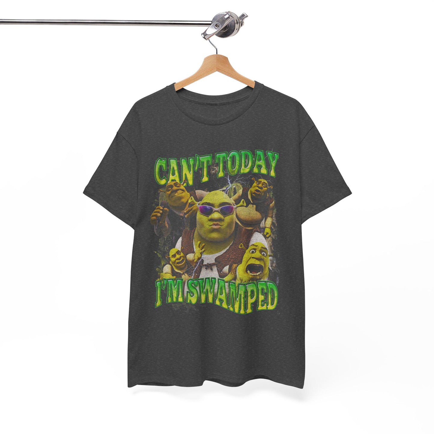 Shrek Meme Can'T Today I'M Swamped Unisex T-shirt, Sweatshirt, Hoodie (4)