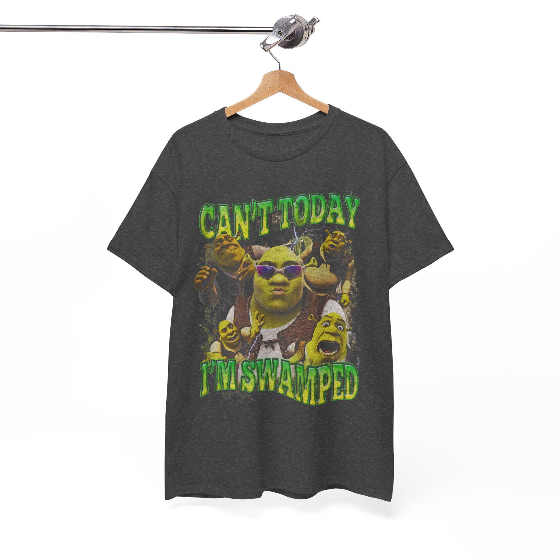 Shrek Meme Can'T Today I'M Swamped Unisex T-shirt, Sweatshirt, Hoodie (4)