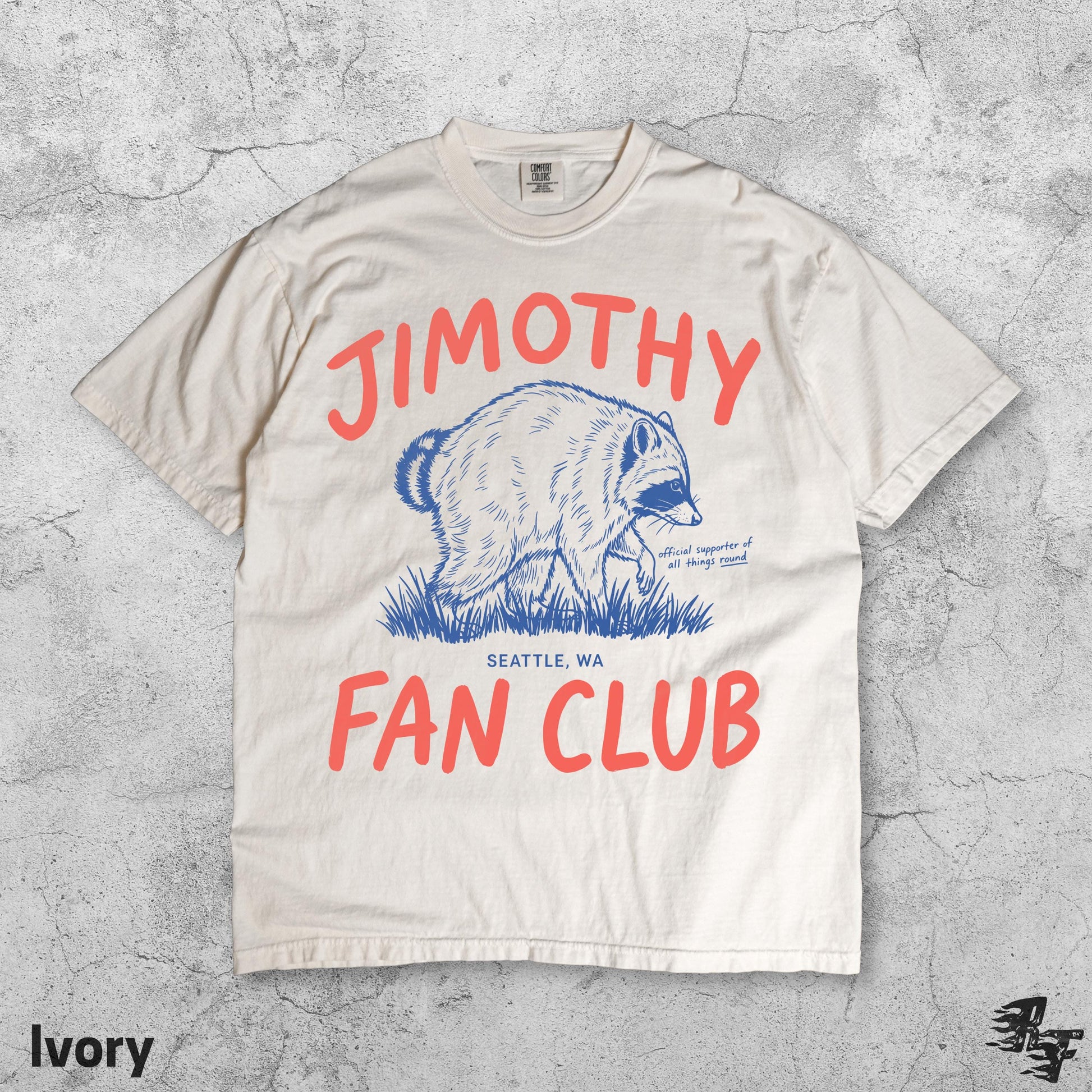 Jimothy Fan Club Raccoon Trash Panda Meme Tee Seattle Animal Lover Gif (1)