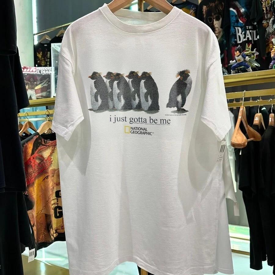 2001 Gotta Rockhopper Nat Geo Rare White Unisex T-shirt, Sweatshirt, Hoodie (1)