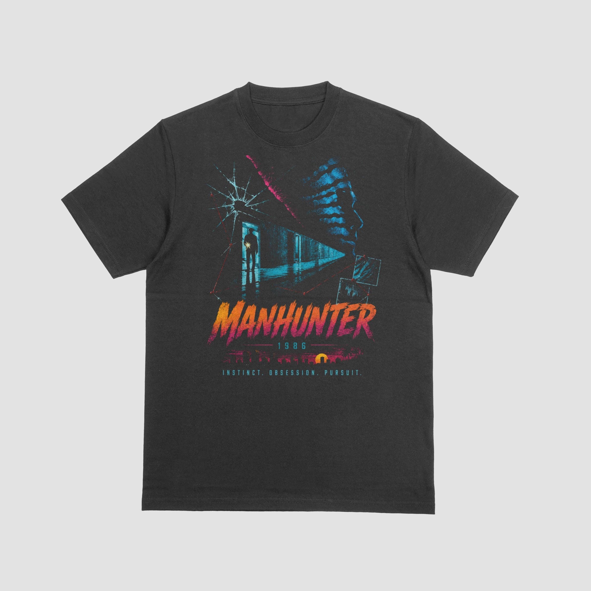 Manhunter Inspired Acid Wash 80s Crime Thriller Movie Tee Michael Mann Cult Film (1)