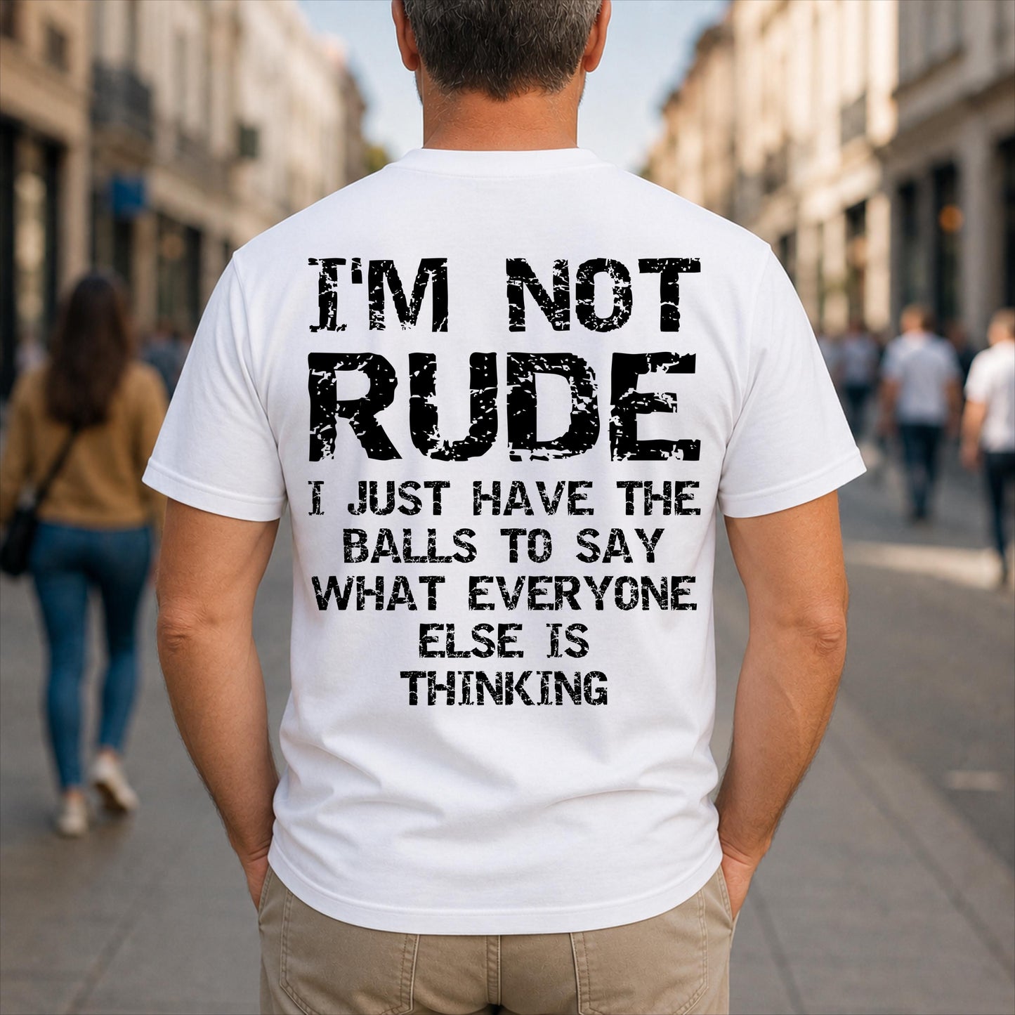 I'M Rude Balls Say Sarcasm Back Unisex T-shirt, Sweatshirt, Hoodie (2)
