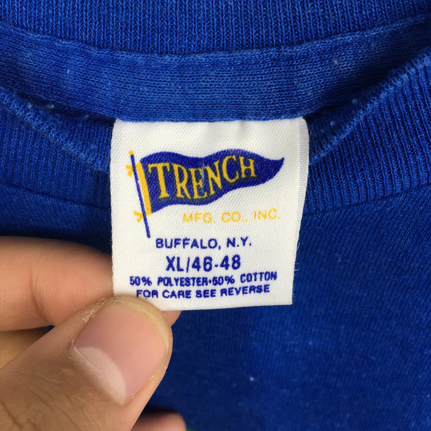 Vintage 90'S Seattle Seahawks Football Nfl Blue Xlarge Seattle Seahawks Rugby American Football Nfl Tees Seahawks Jersey Size Xl (4)