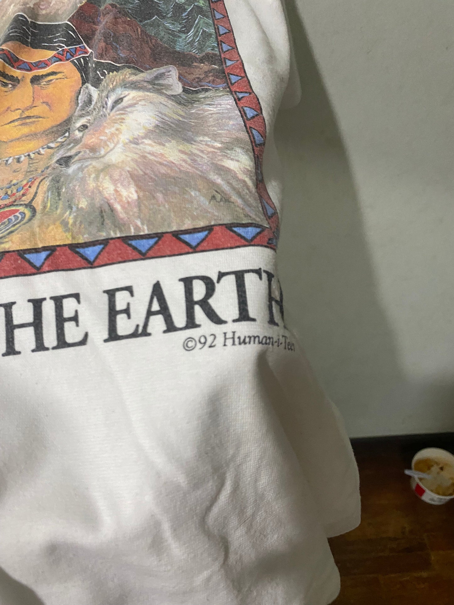 Vintage 1992 Human Tees Earth Size Xl Unisex T-shirt, Sweatshirt, Hoodie (3)