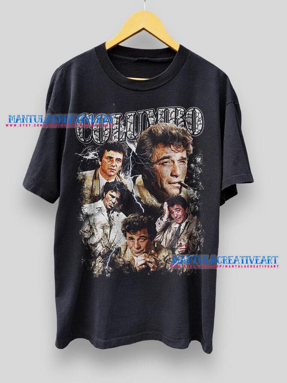 Columbo Tv Series Retro 70s 80s 90s Peter Unisex T-shirt, Sweatshirt, Hoodie (1)