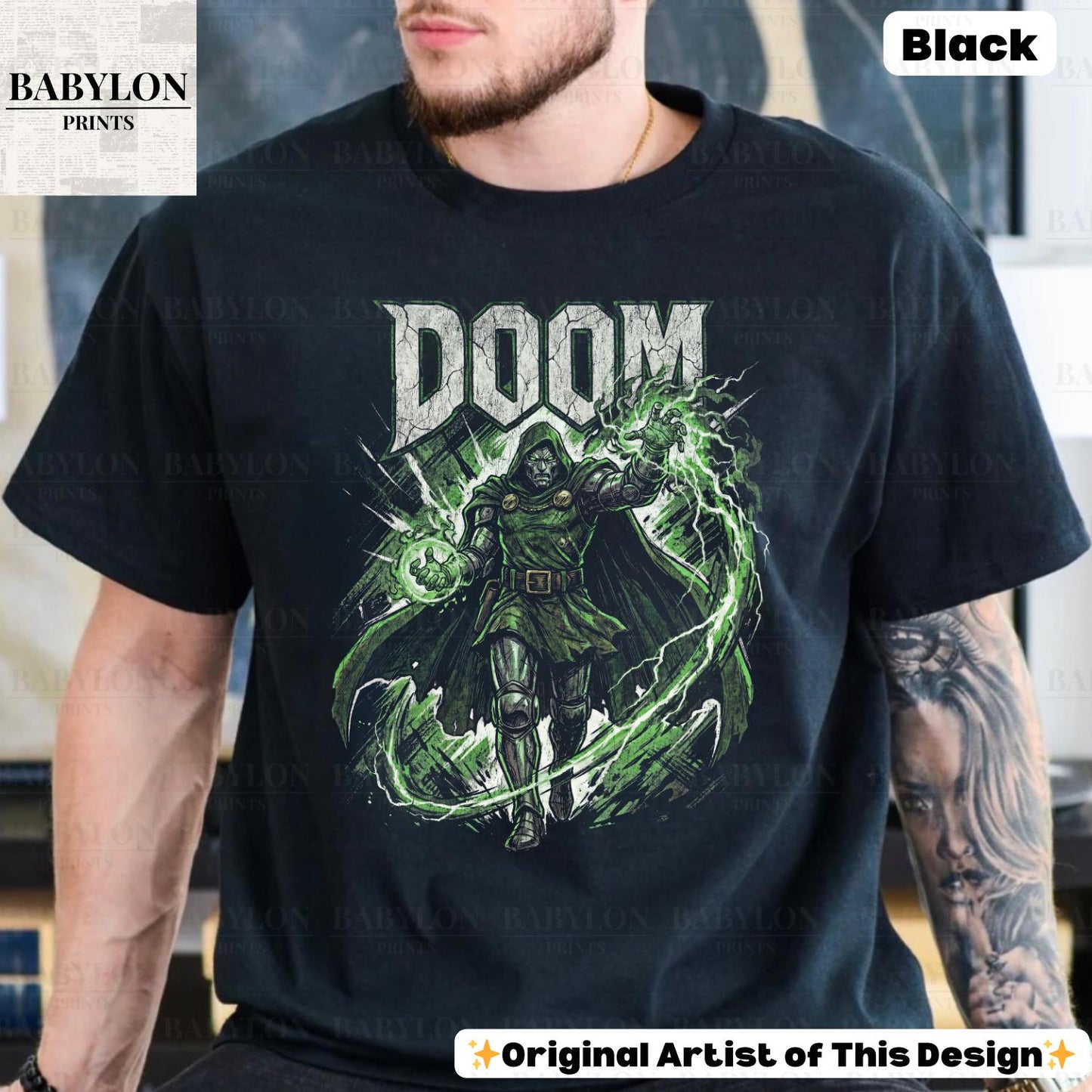 Vintage Doctor Doom Retro Marvel Avengers Avengers Doomsday Merch Retro Marvel Villain Victor Von Doom (2)