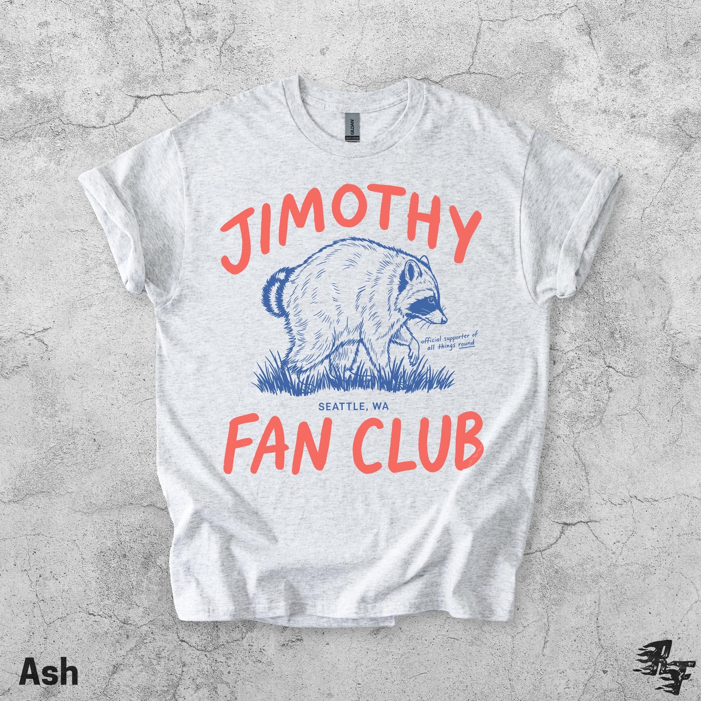 Jimothy Fan Club Raccoon Trash Panda Meme Tee Seattle Animal Lover Gif (3)