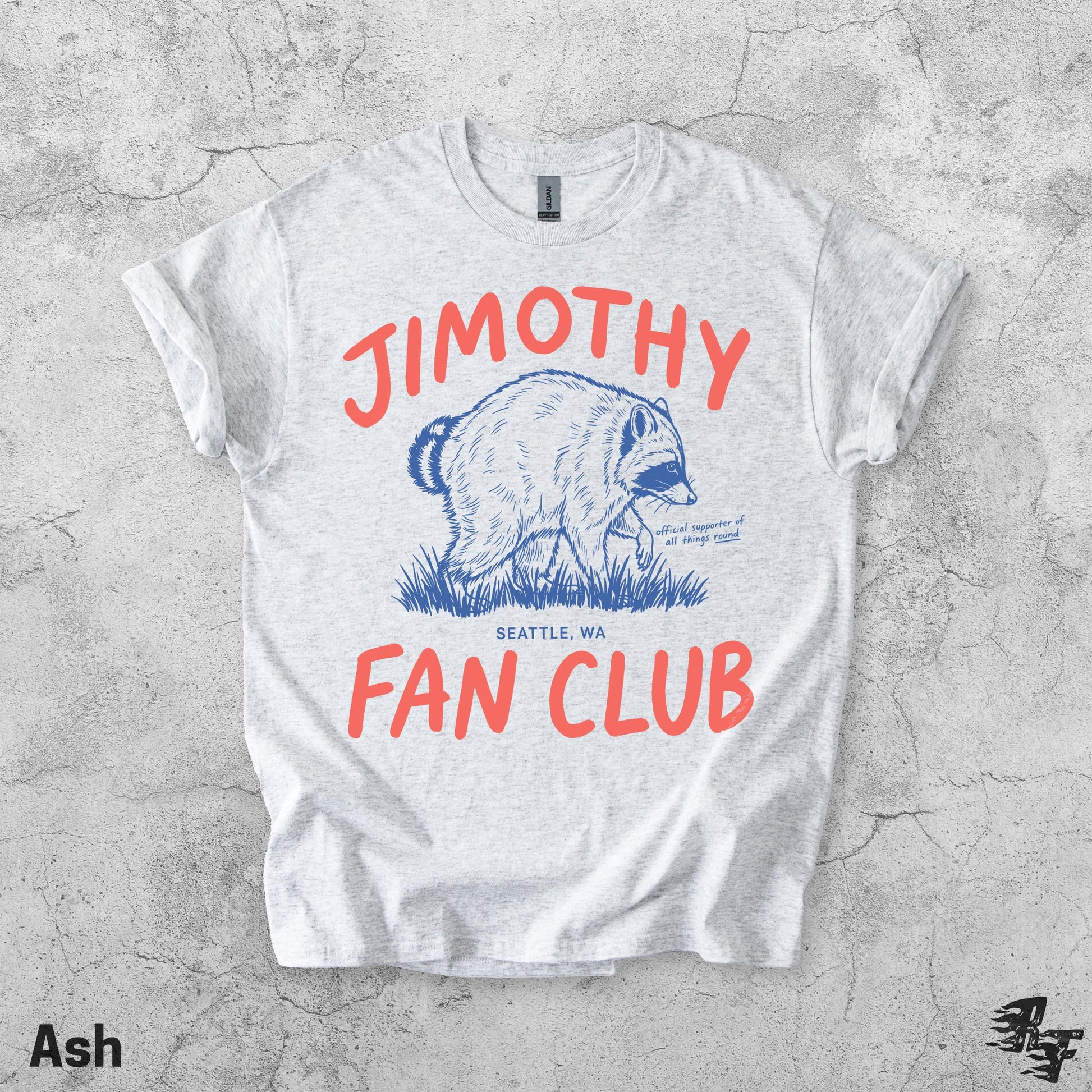 Jimothy Fan Club Raccoon Trash Panda Meme Tee Seattle Animal Lover Gif (3)