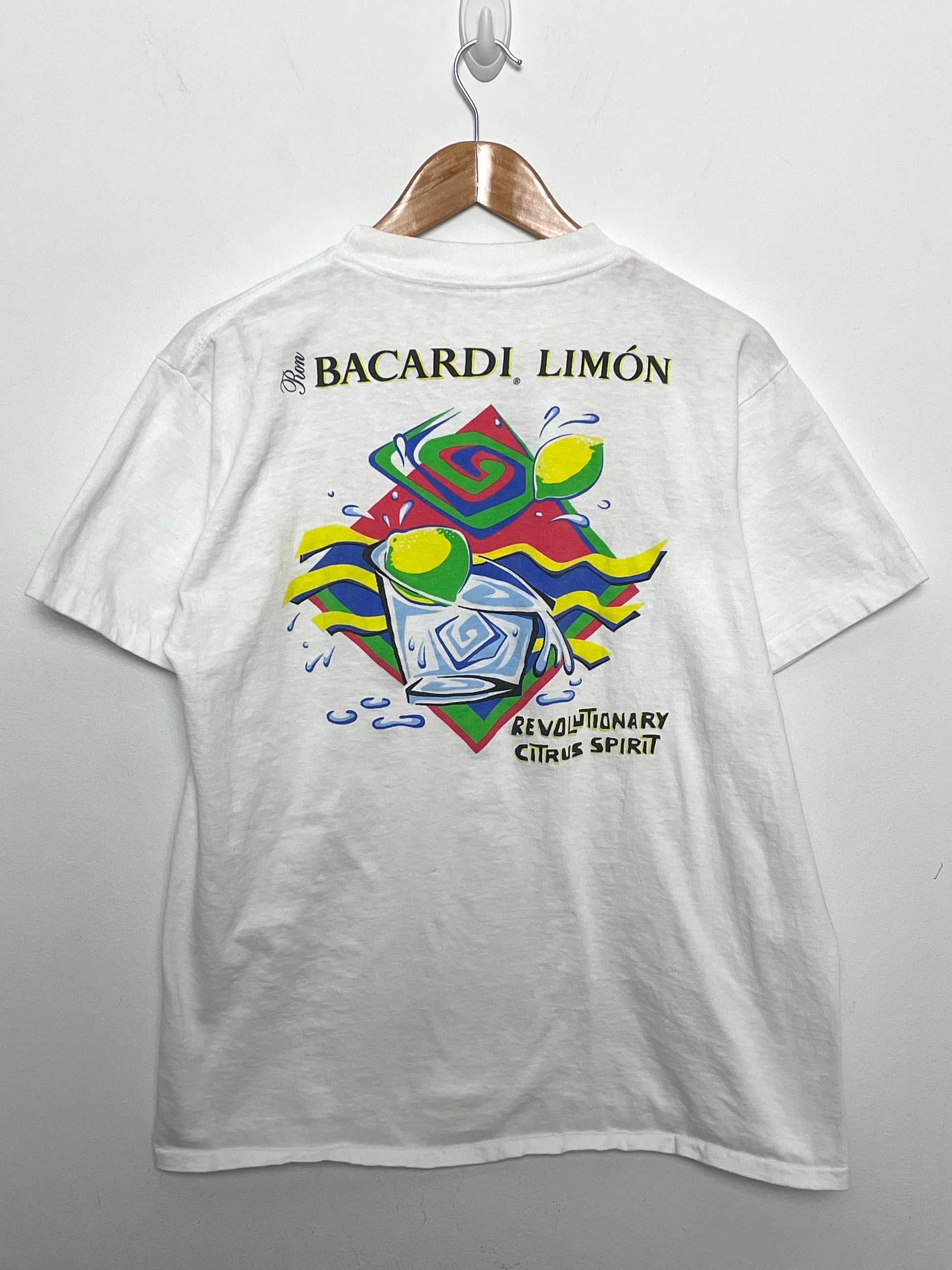 Vintage 1990s Bacardi Limon Revolutionary Citrus Spirit Rum Size Medium (1)
