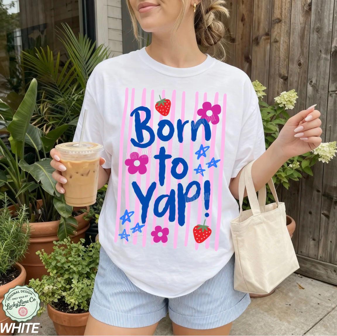 Born Yap Spring Mama Girly Striped Humor Unisex T-shirt, Sweatshirt, Hoodie (1)