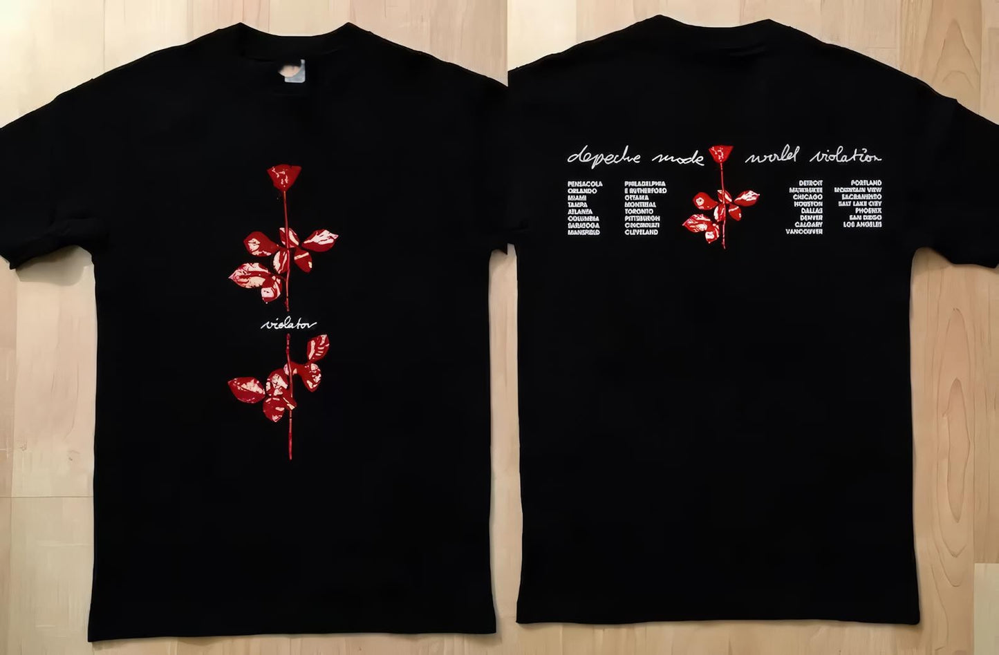 1990 Depeche Mode World Violator Concert S-5xl Unisex T-shirt, Sweatshirt, Hoodie (1)