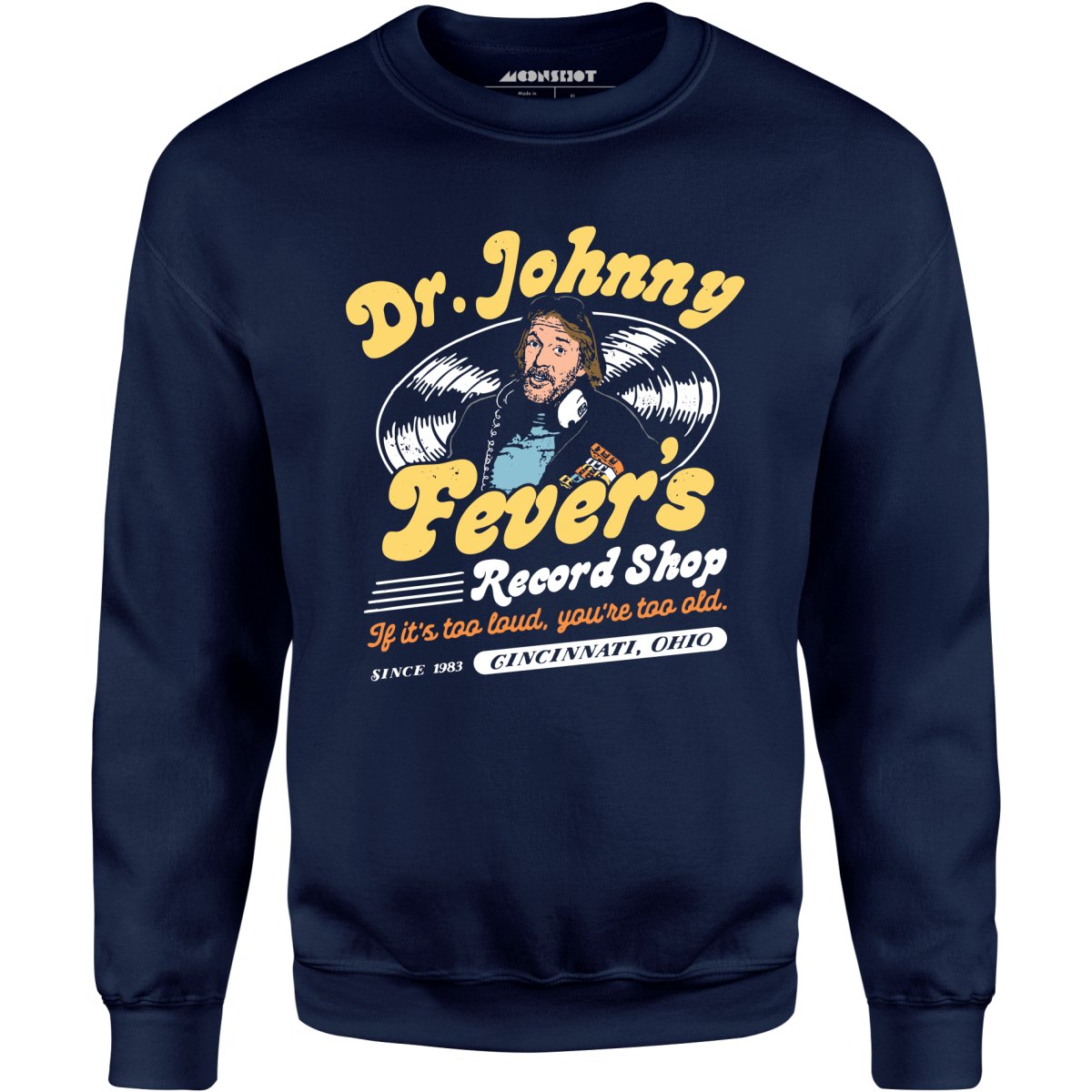 Dr. Johnny Fever's Record Shop - Unisex Sweatshirt