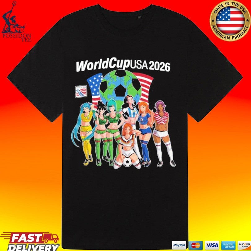 Dragon Ball X World Cup Usa 2026 T-shirt