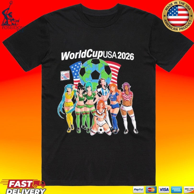 Dragon Ball X World Cup Usa 2026 T-shirt