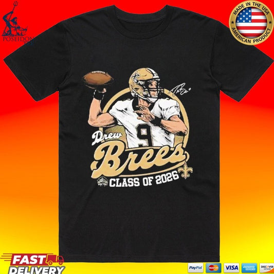 Drew Brees Hall Of Fame 2026 Shirt