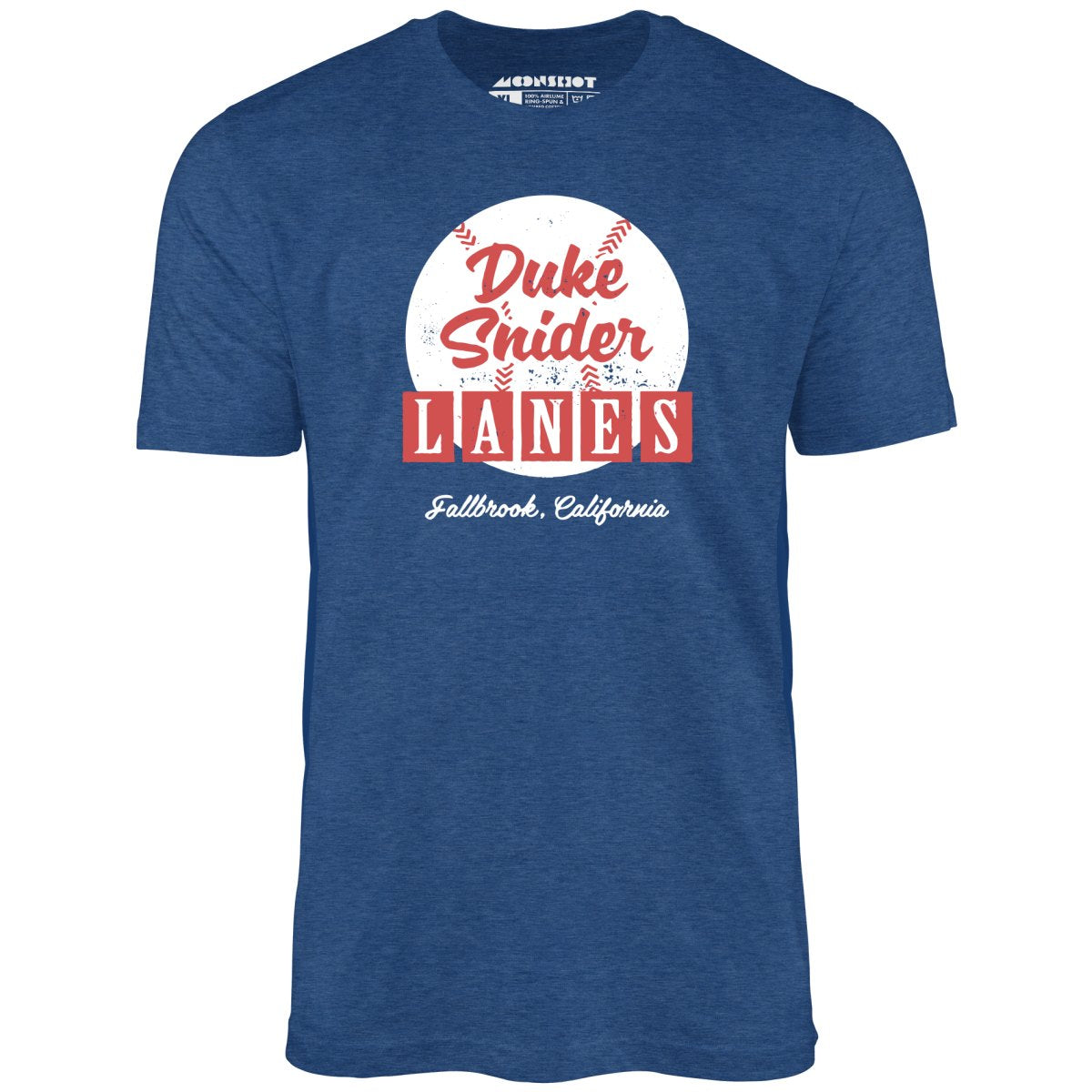 Duke Snider Lanes - Fallbrook, CA - Vintage Bowling Alley - Unisex T-Shirt