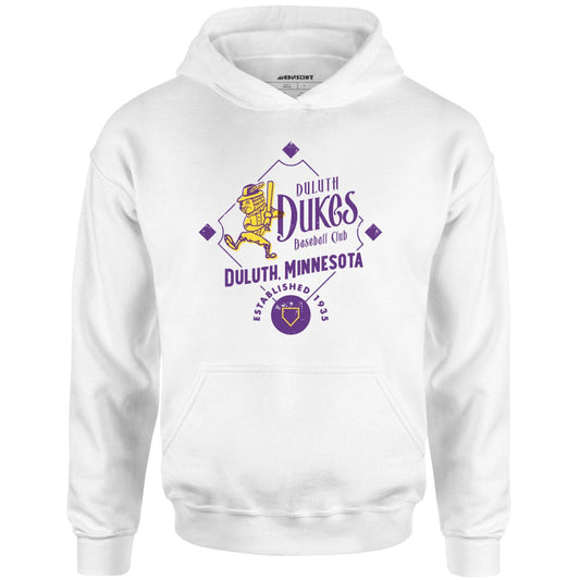 Duluth Dukes - Minnesota - Vintage Defunct Baseball Teams - Unisex Hoodie