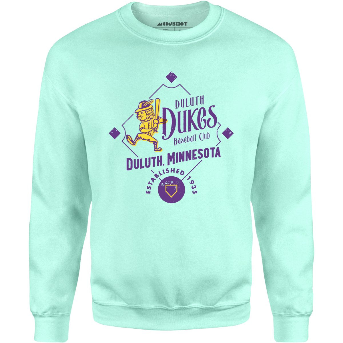Duluth Dukes - Minnesota - Vintage Defunct Baseball Teams - Unisex Sweatshirt