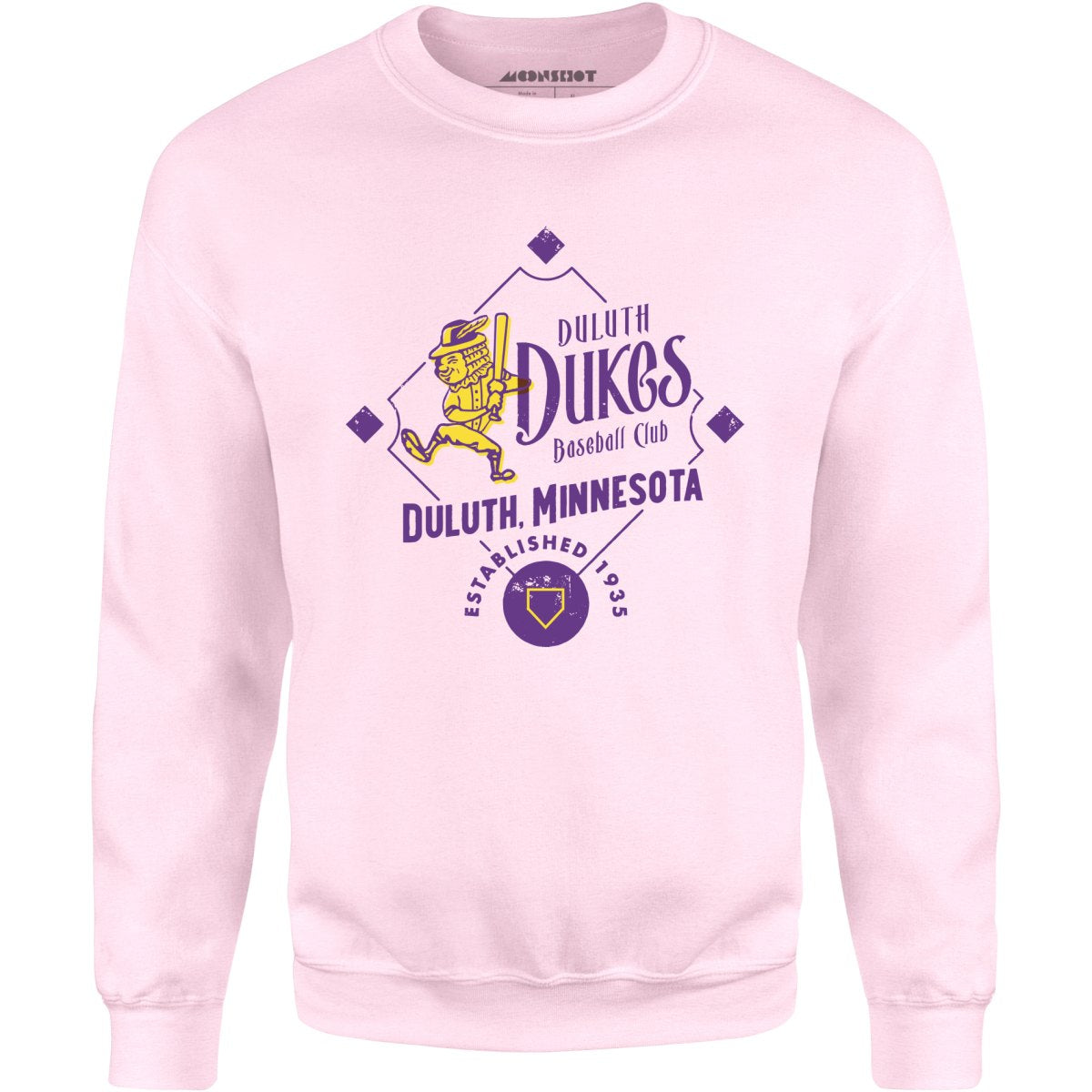 Duluth Dukes - Minnesota - Vintage Defunct Baseball Teams - Unisex Sweatshirt