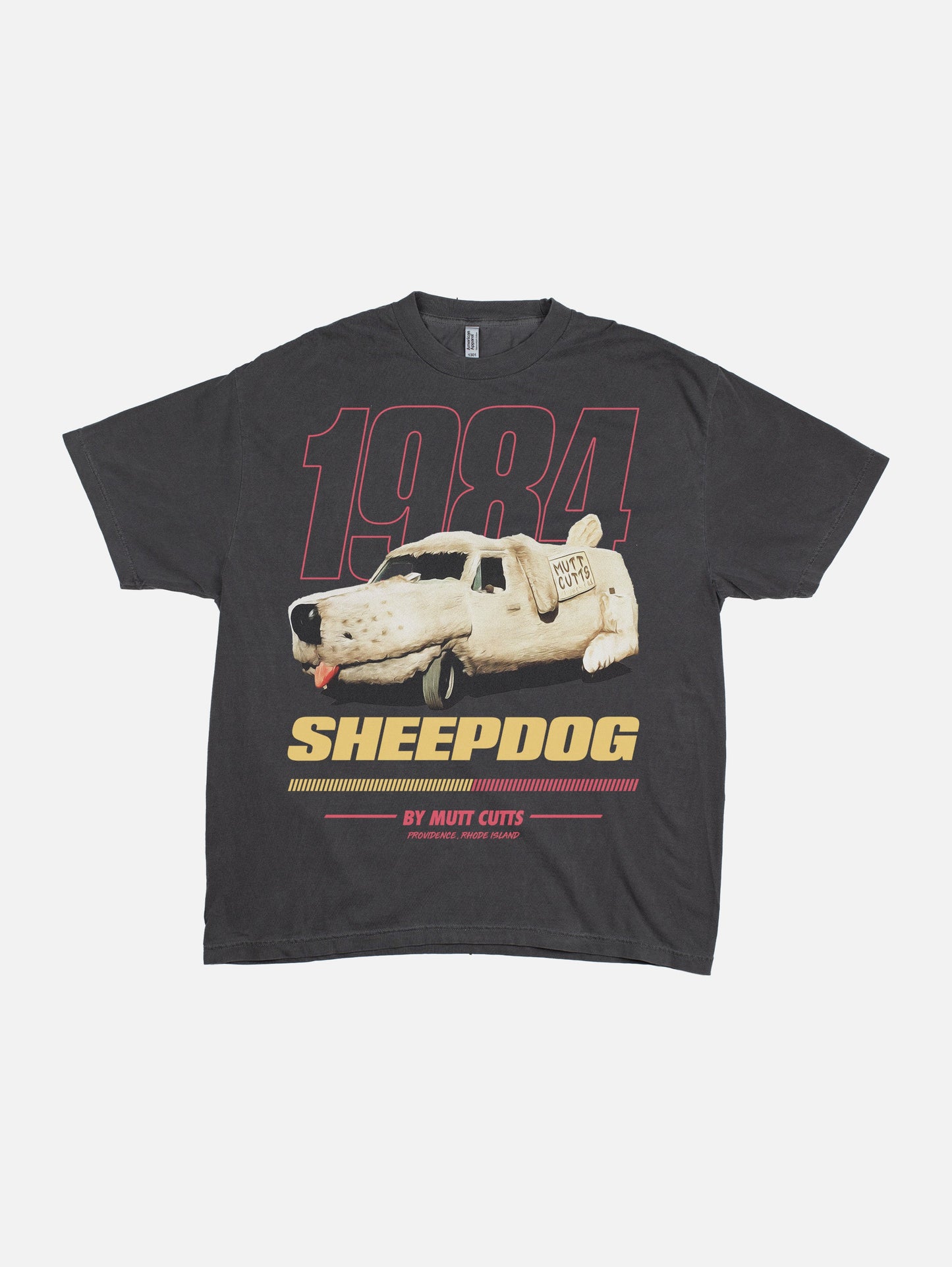 1984 Sheep Dog Graphic Tee Shirt