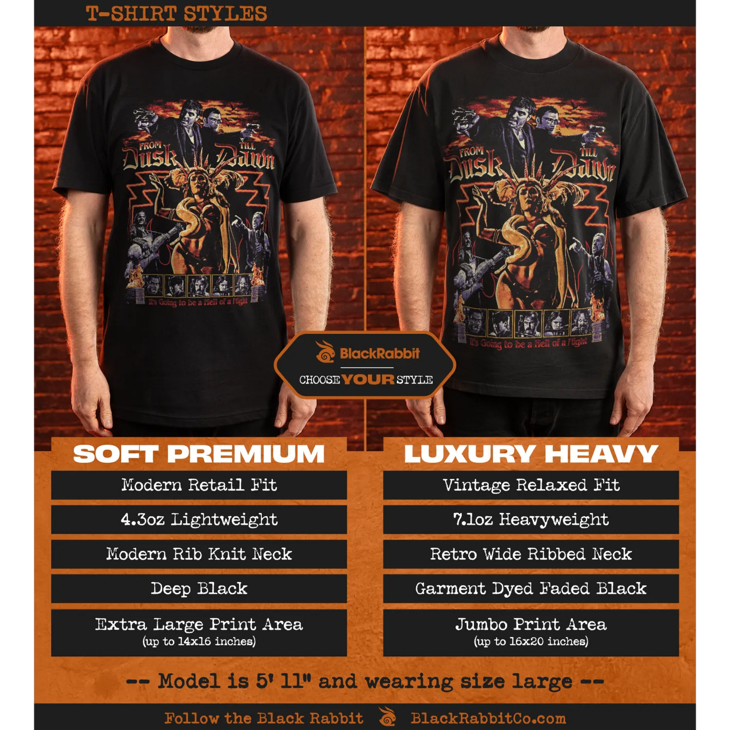From Dusk Till Dawn 90s Horror Retro Vintage Unisex Classic T-Shirt